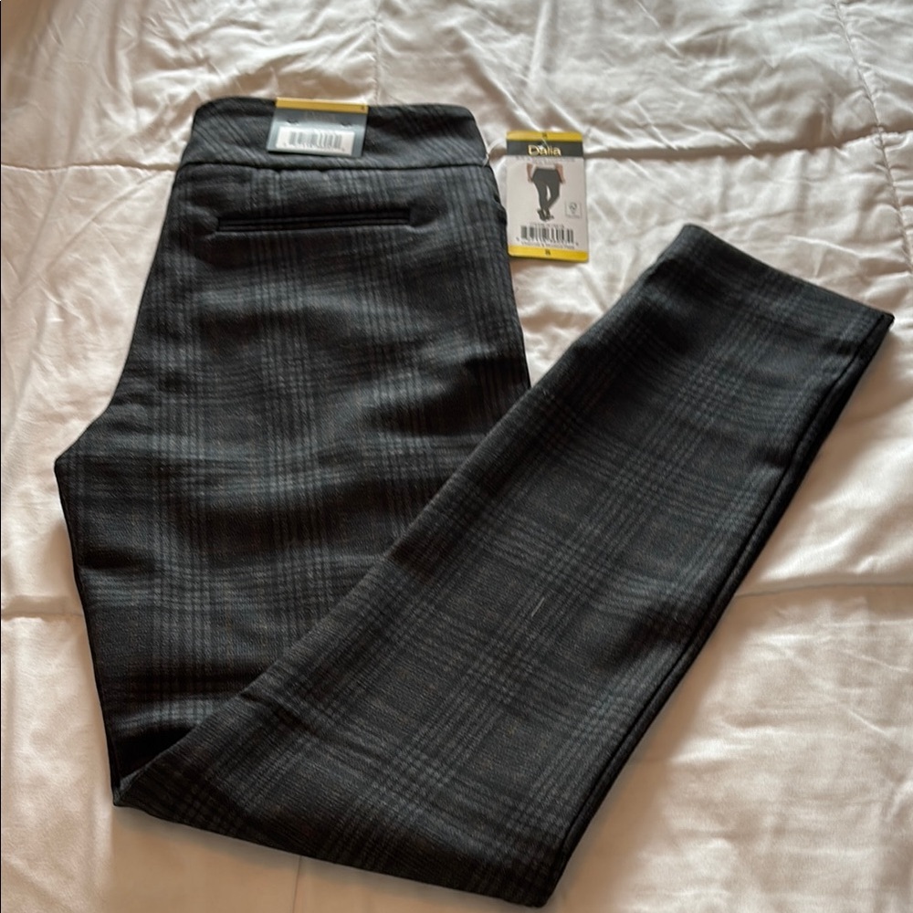 Black Plaid Pants